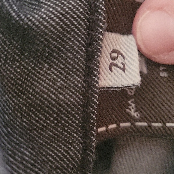 Seven for All Mankind straightleg black denim jeans - Picture 8 of 9